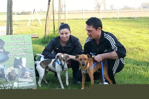 Terrence con Rex e la sua nuova famiglia